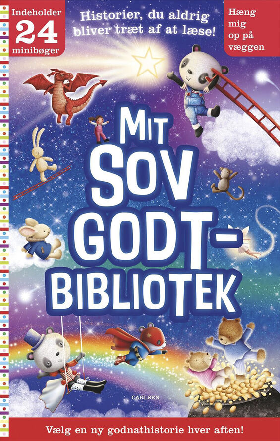 Bøger Mit sov godt-bibliotek - med 24 bøger No color
