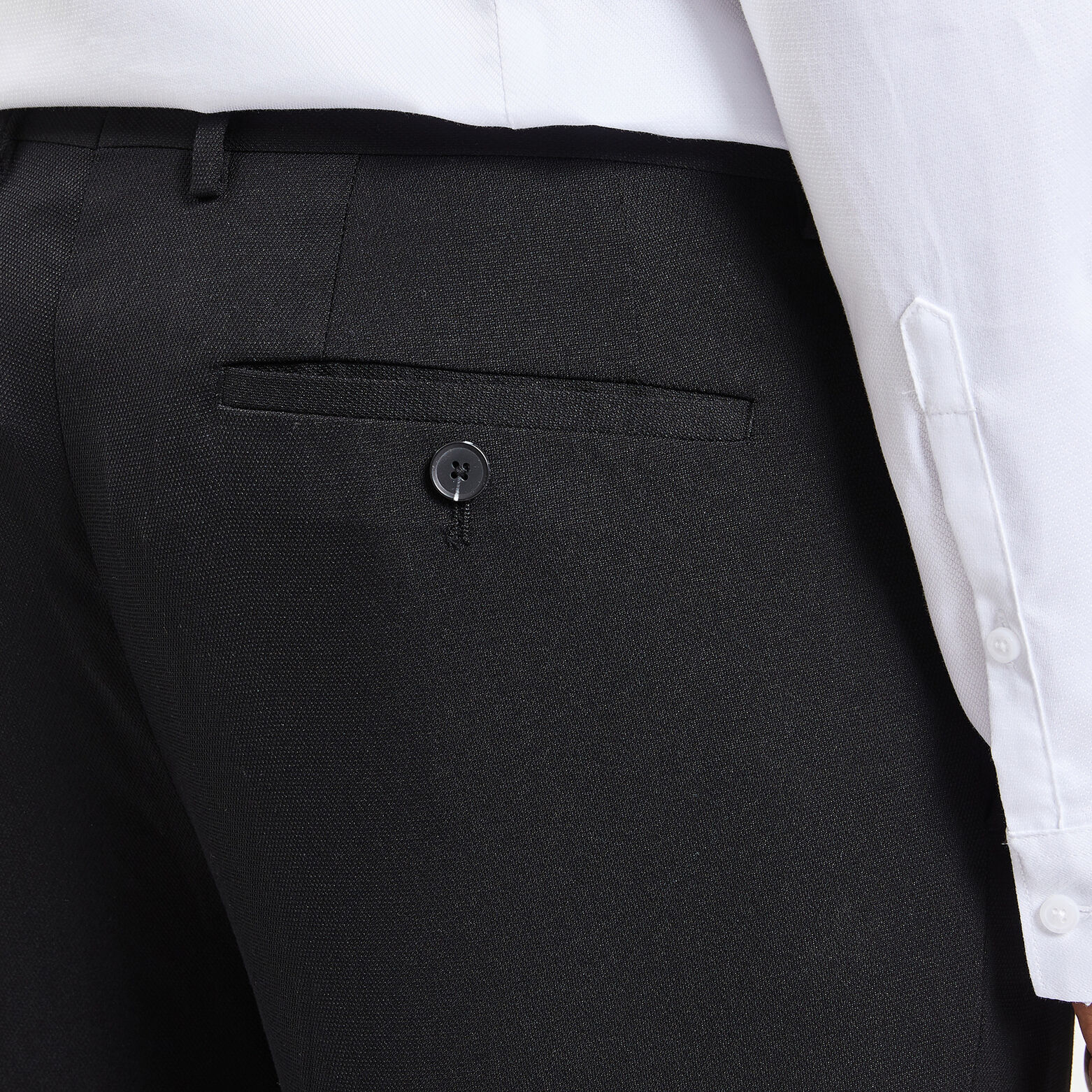 Pantalon de costume coupe slim Noir