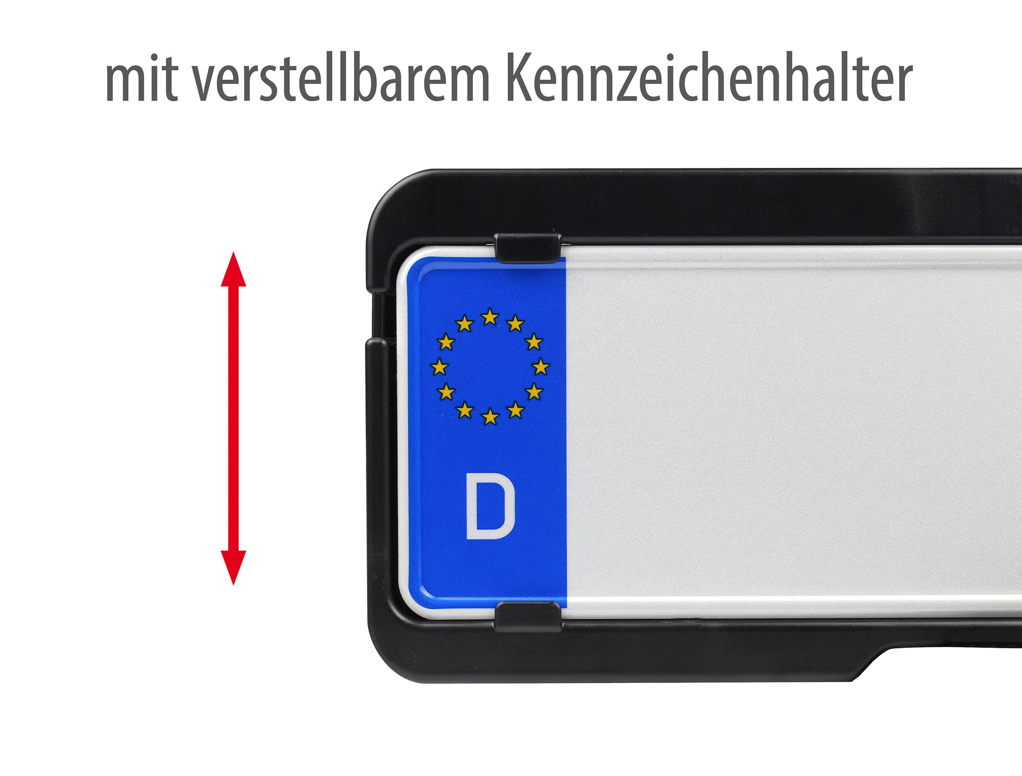 EUFAB Fahrradträger PROBC2 für 2 Fahrräder, E-Bike geeignet