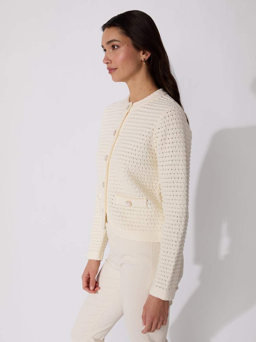 Ada cardigan Marshmallow