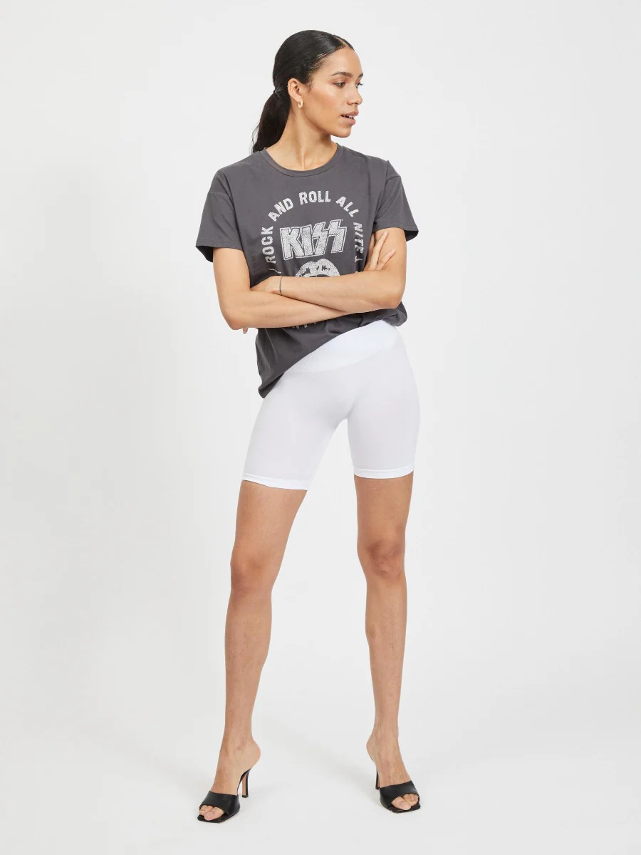 Vila  Viseam mini cykelshorts - Optical Snow