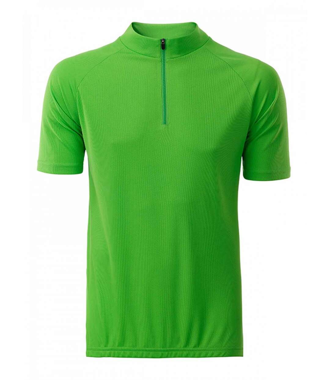maillot cycliste zippé - HOMME - JN512 - vert citron
