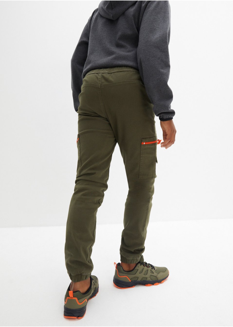Pantalon cargo garçon doublé, Regular Fit