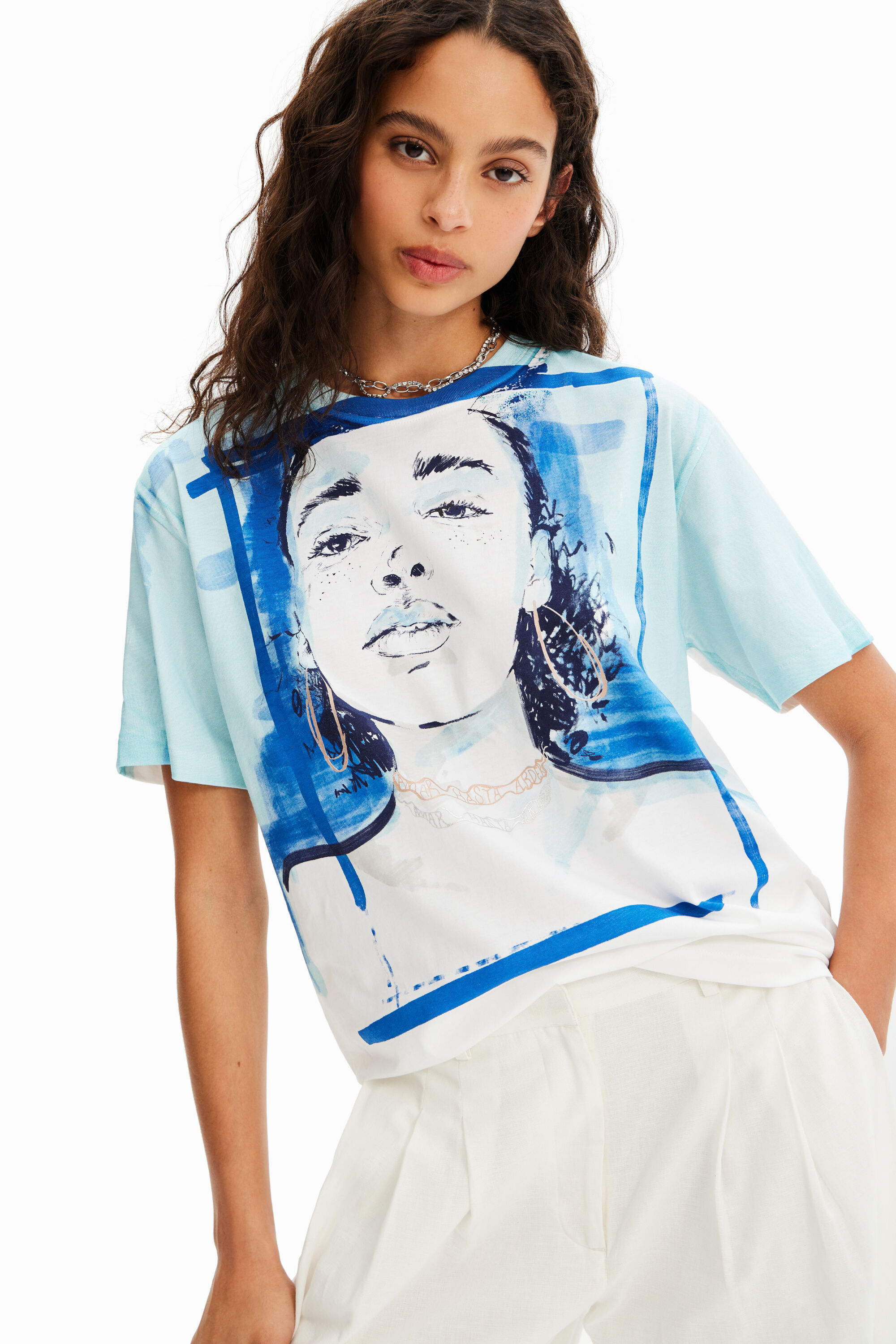 T-shirt illustration fille