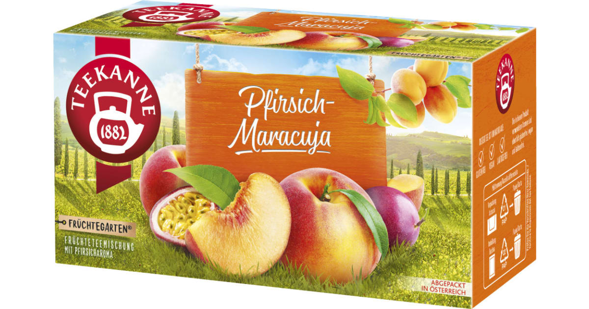 TEEKANNE Früchtegarten Pfirsich-Maracuja