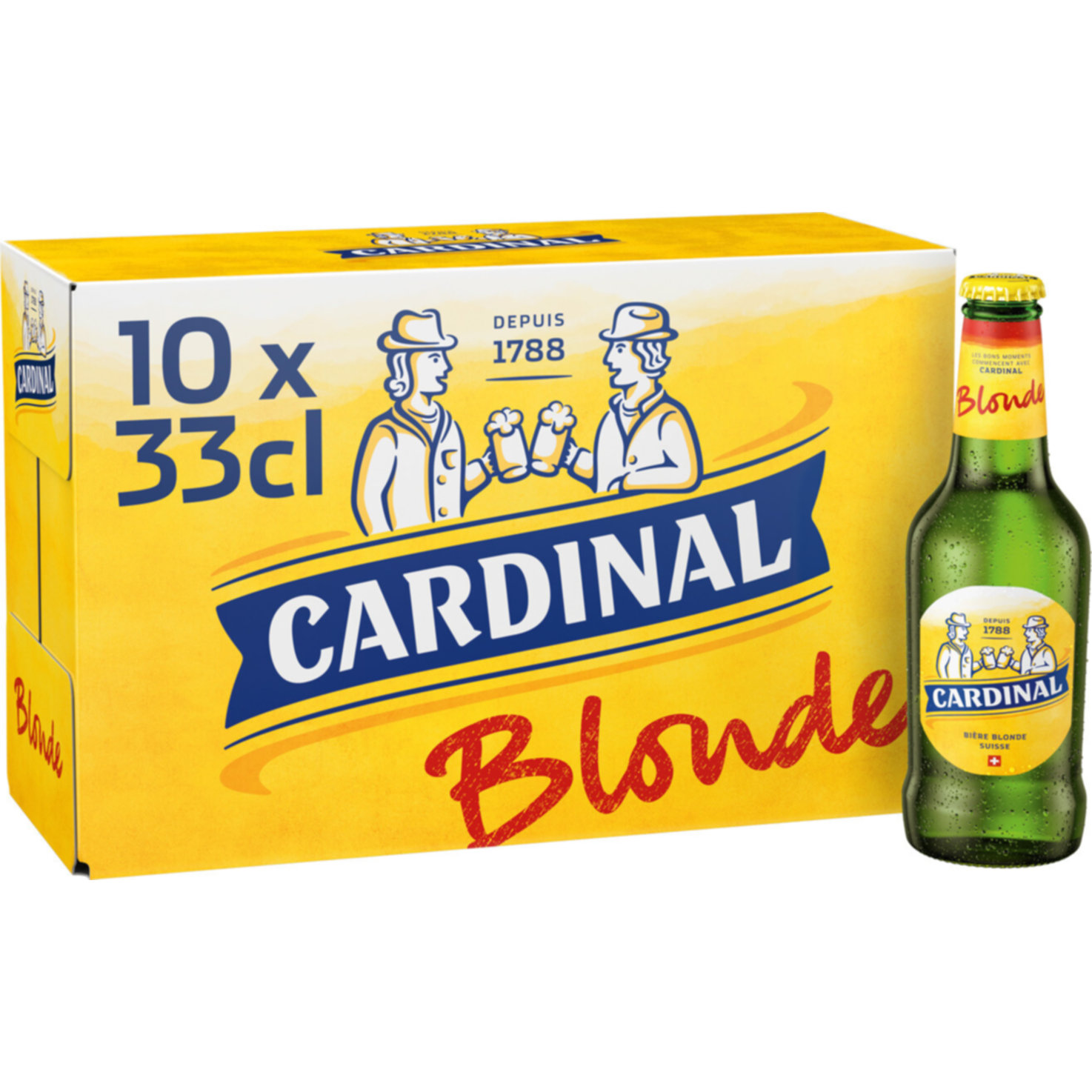 Cardinal Blonde Lager Bier 10x33cl -330cl