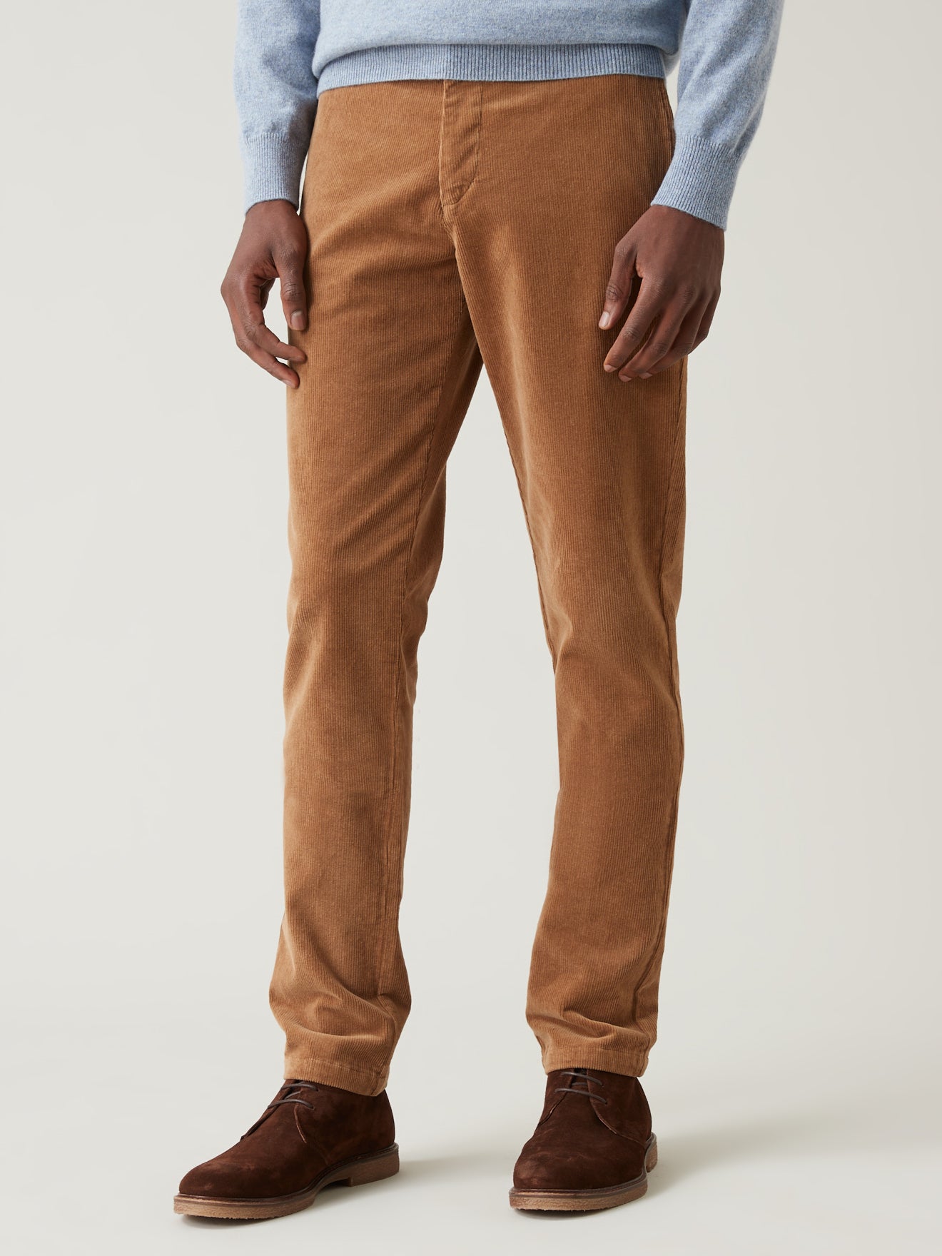 Chino velours regular homme