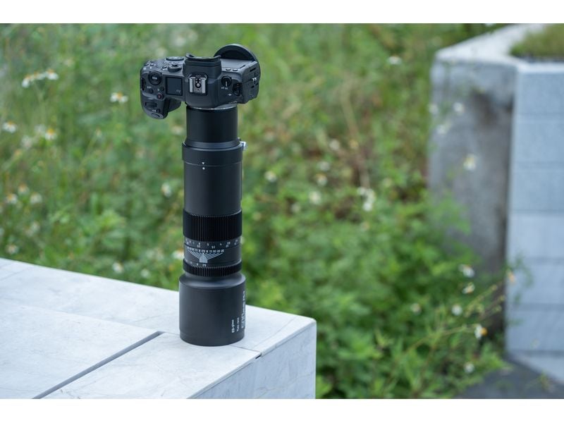 TTArtisan Festbrennweite 500mm F/6.3 – Canon EF Teleobjektiv zum Fotografieren weit entfernter Motive wie Flugzeuge, Sport, Wildtiere und mehr