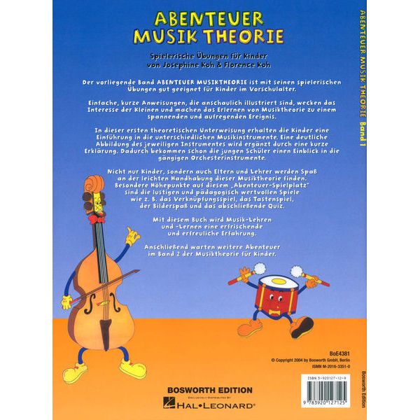 Bosworth Abenteuer Musiktheorie 1