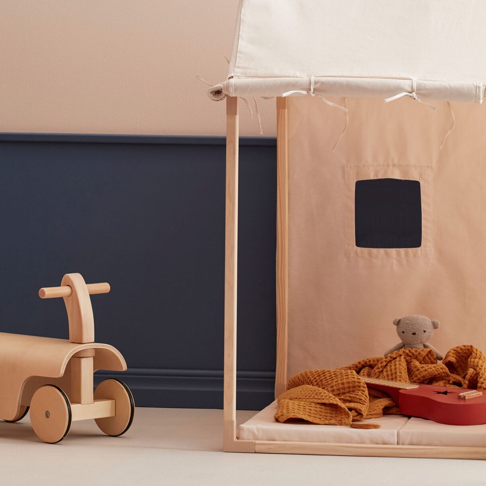 Kids Concept - Foldbar Legemåtte - Hvid
