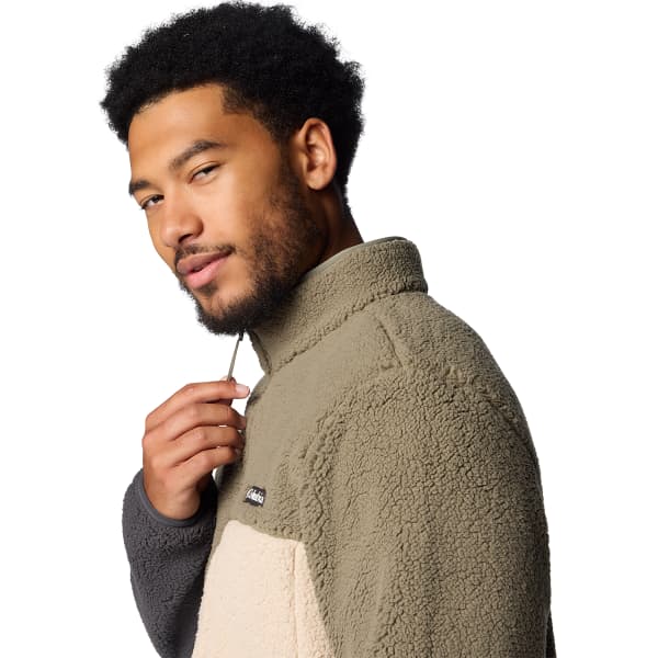 Veste polaire COLUMBIA MOUNTAINSIDE HEAVYWEIGHT FLEECE STONE GREEN/SHARK/ANCIENT FOSSIL