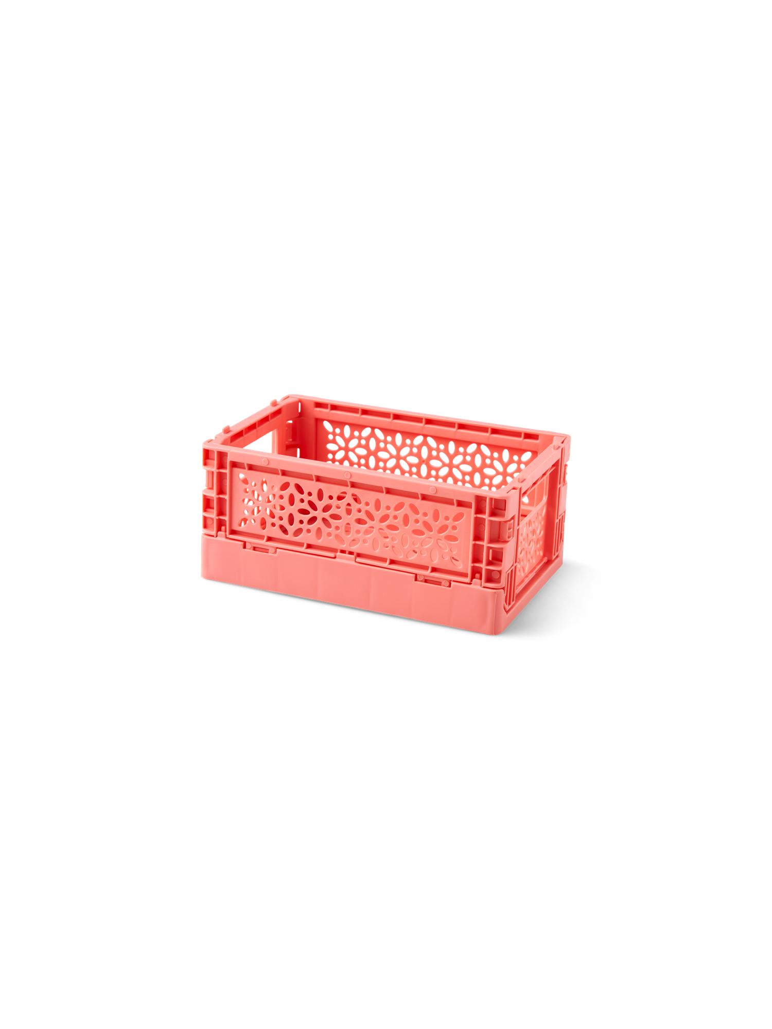 Foldekasse | Polypropylen. 15 x 10 x 6,5 cm. | Brick Red
