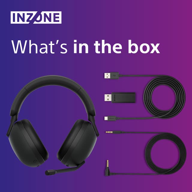 Sony Inzone H9 trådløse gaming-høretelefoner (sort)