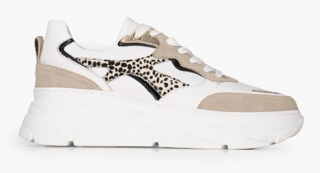 PS POELMAN beige ps poelman lage sneakers jana