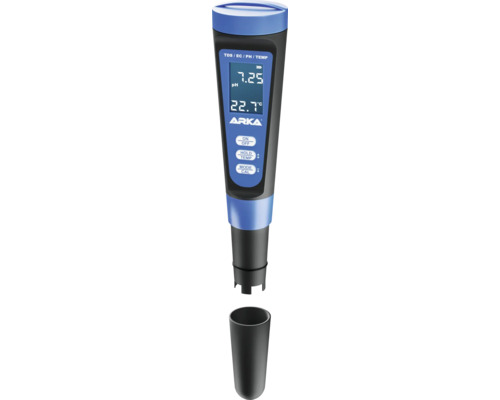 ARKA myAqua pH TDS EC-meter meet waterparameters zoals geleidbaarheid, pH-waarde, EC-waarde