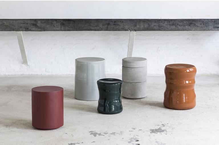 Serax Pawn by Marie Michielssen bijzettafel Ø37 roodpaars