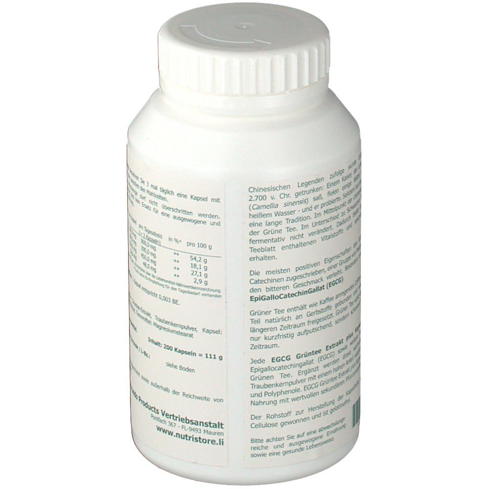 EGCG 100 mg Grüntee Extrakt plus