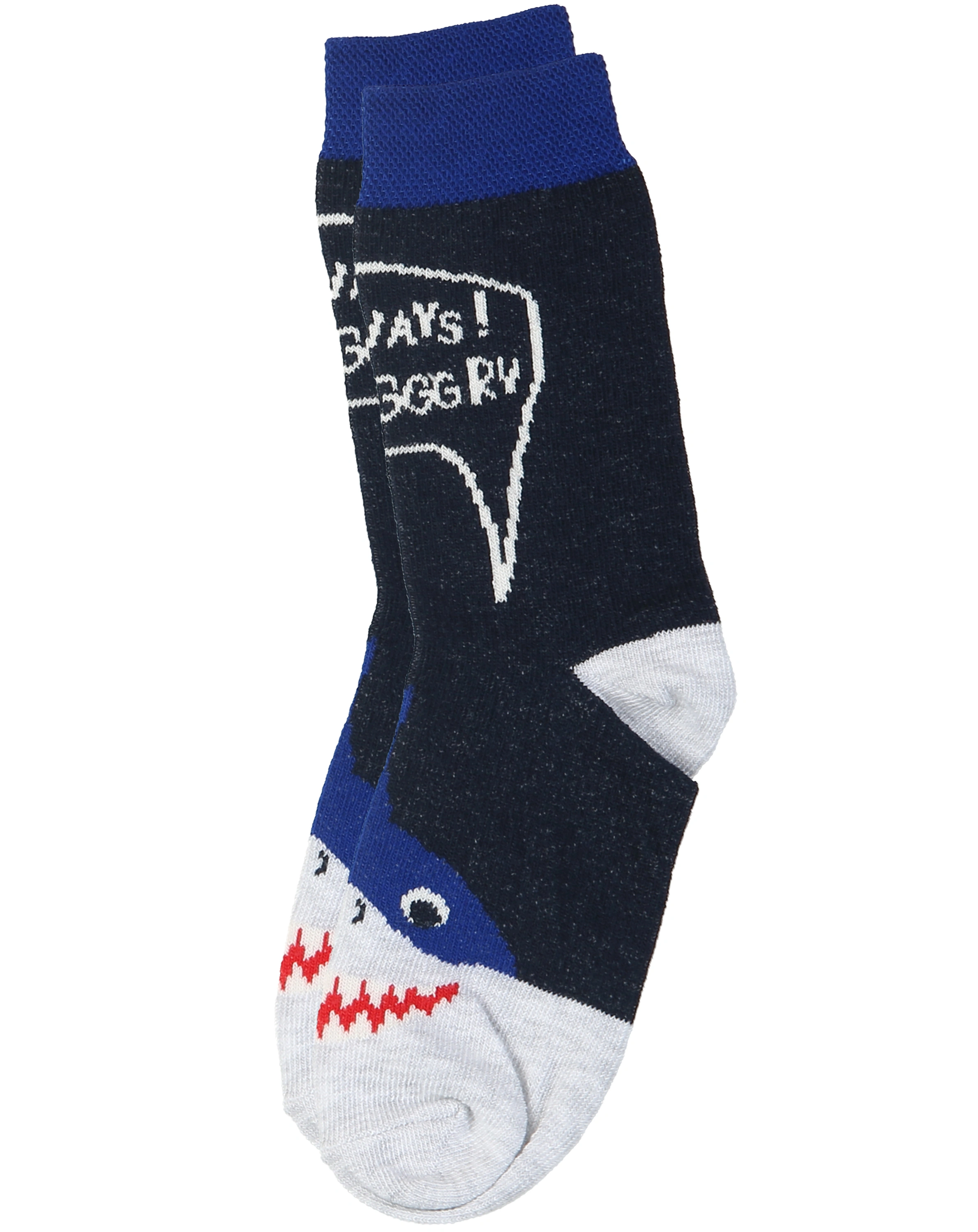 Socken HAI 3er-Pack in blau/gelb
