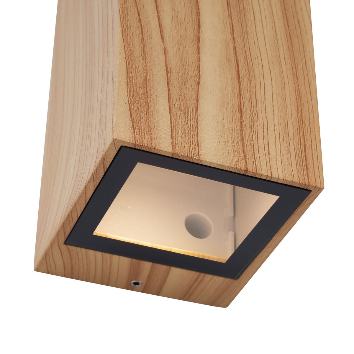 Scandinavische wandlamp hout 2-lichts GU10 70mm IP54 - Baleno