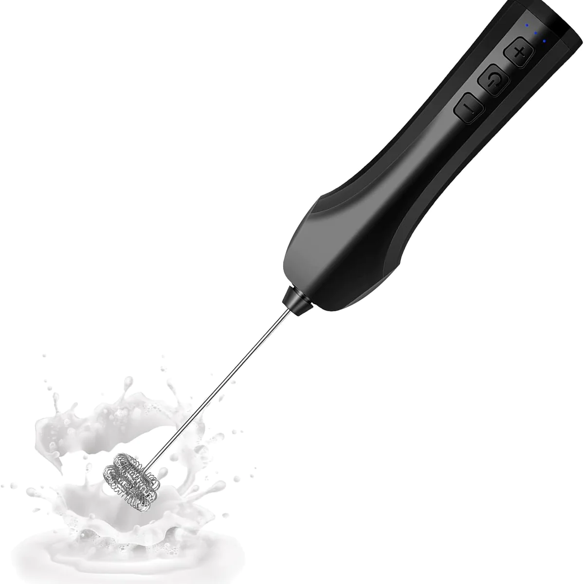 Mousseur à lait électrique portable pour café, lattes et cappuccinos n