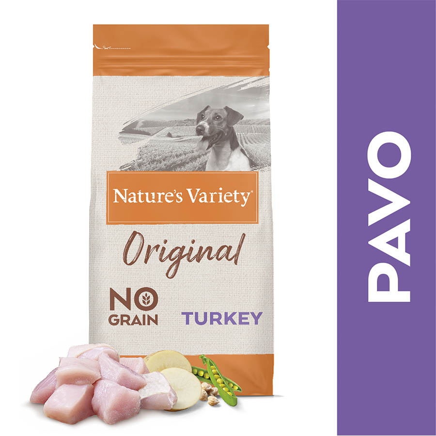 Ração Nature's Variety Original Adult Mini Turkey para Cães