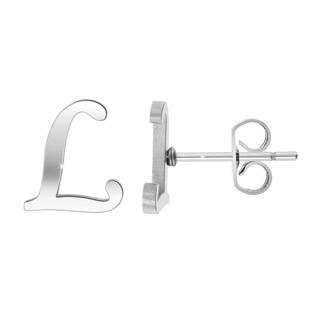 Boucles d'oreilles lettre L par SC Bohème