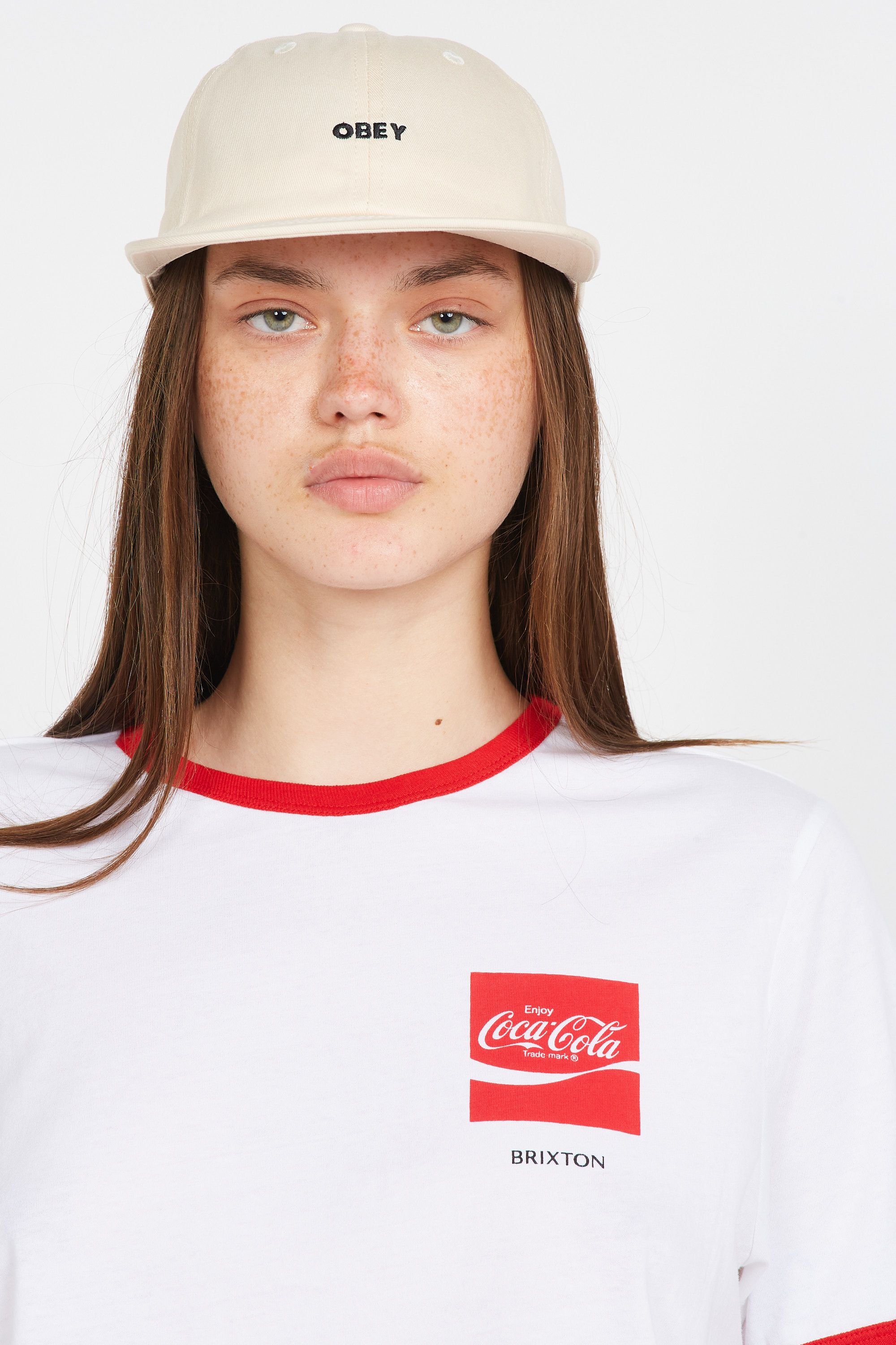 OBEY casquette BOLD TWILL Beige