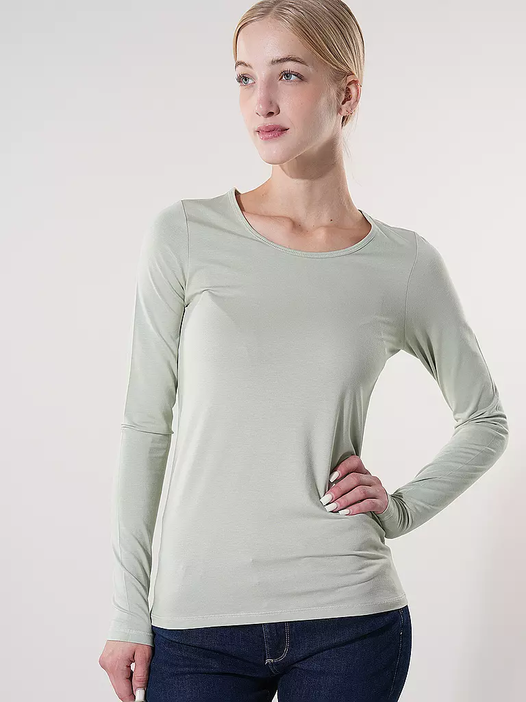 SOMEDAY Langarmshirt KALIA hellgrün