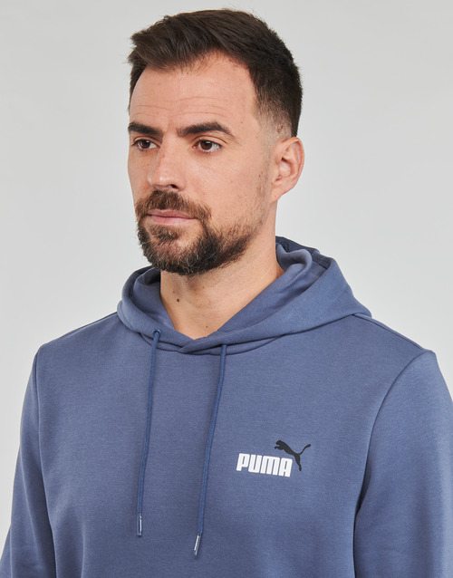 Puma - ESS  2 COL SMALL LOGO HOODIE FL - Bleu