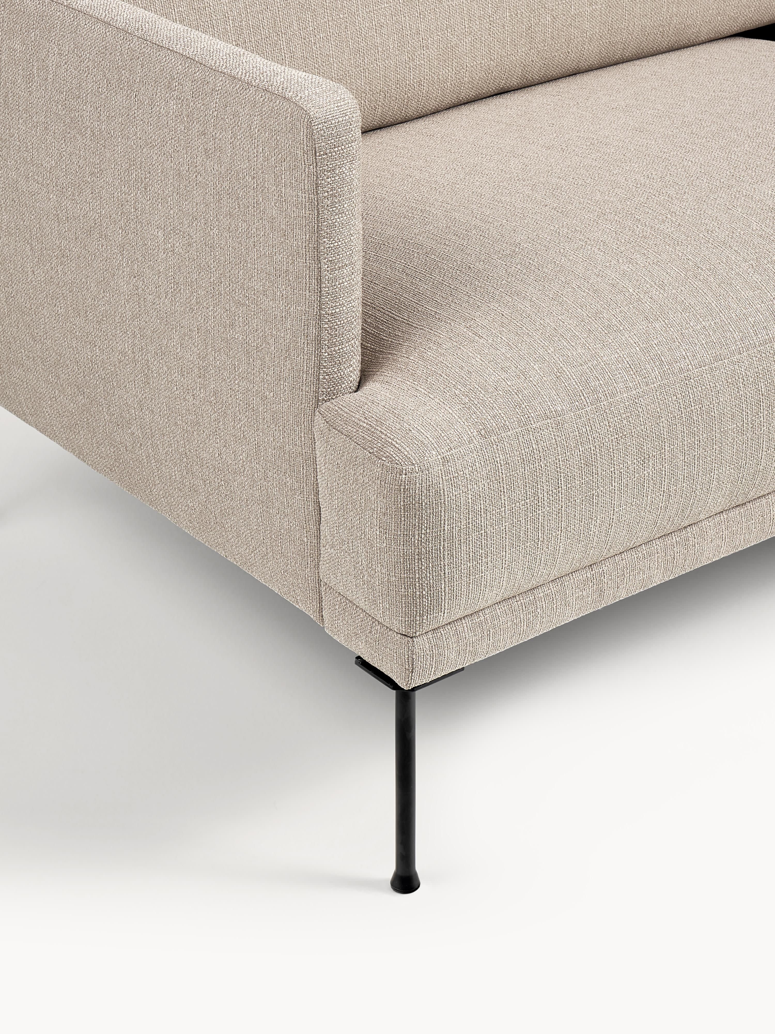 Kleine beige hoekbank Fluente