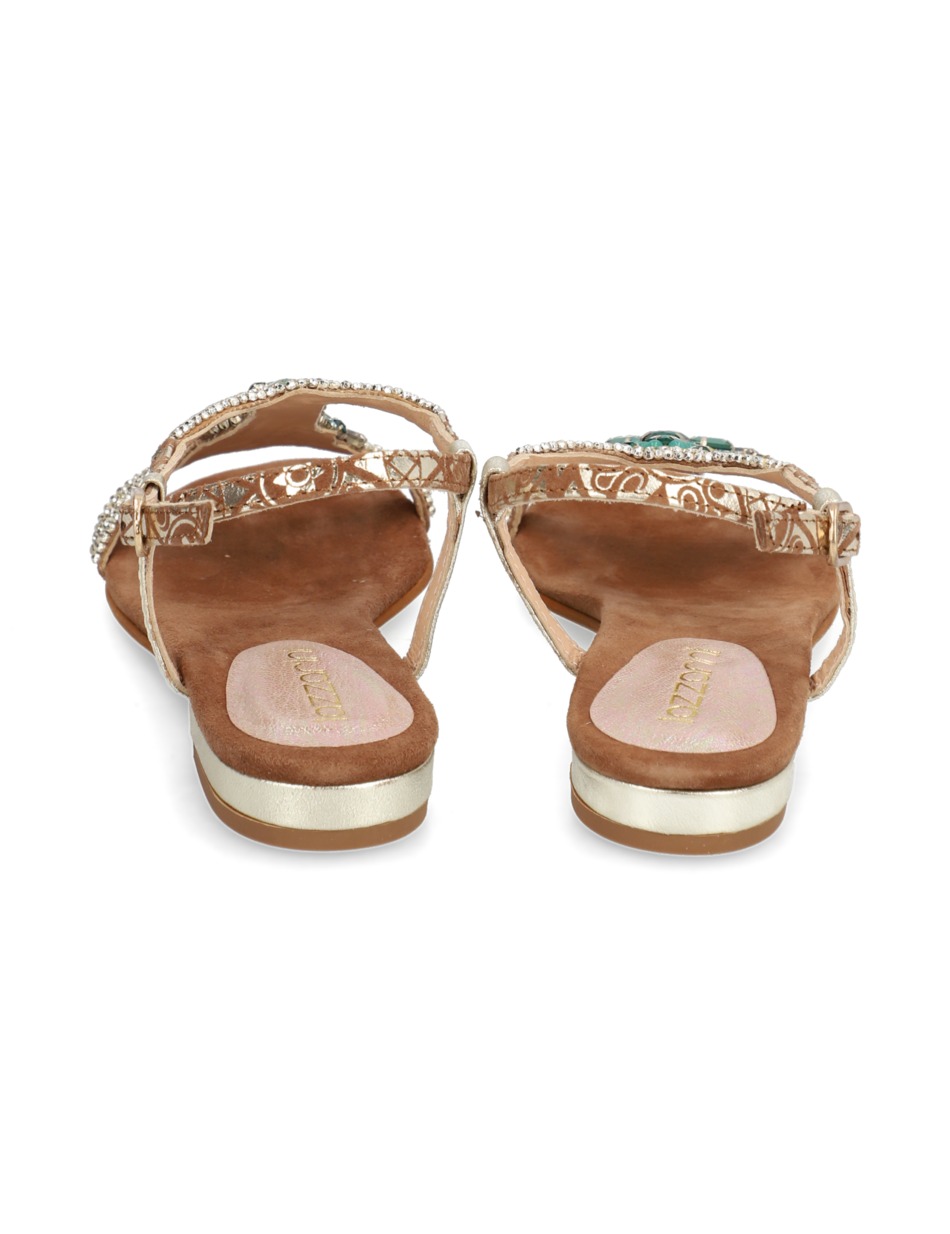 Veloursleder Sandale