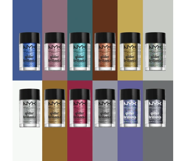 NYX Professional Makeup Face & Body Glitter Glitter Brillantsrose