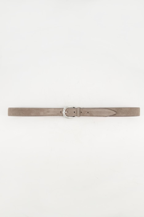 Gürtel, Suede, Velourslederoptik, Metallic-Schließe