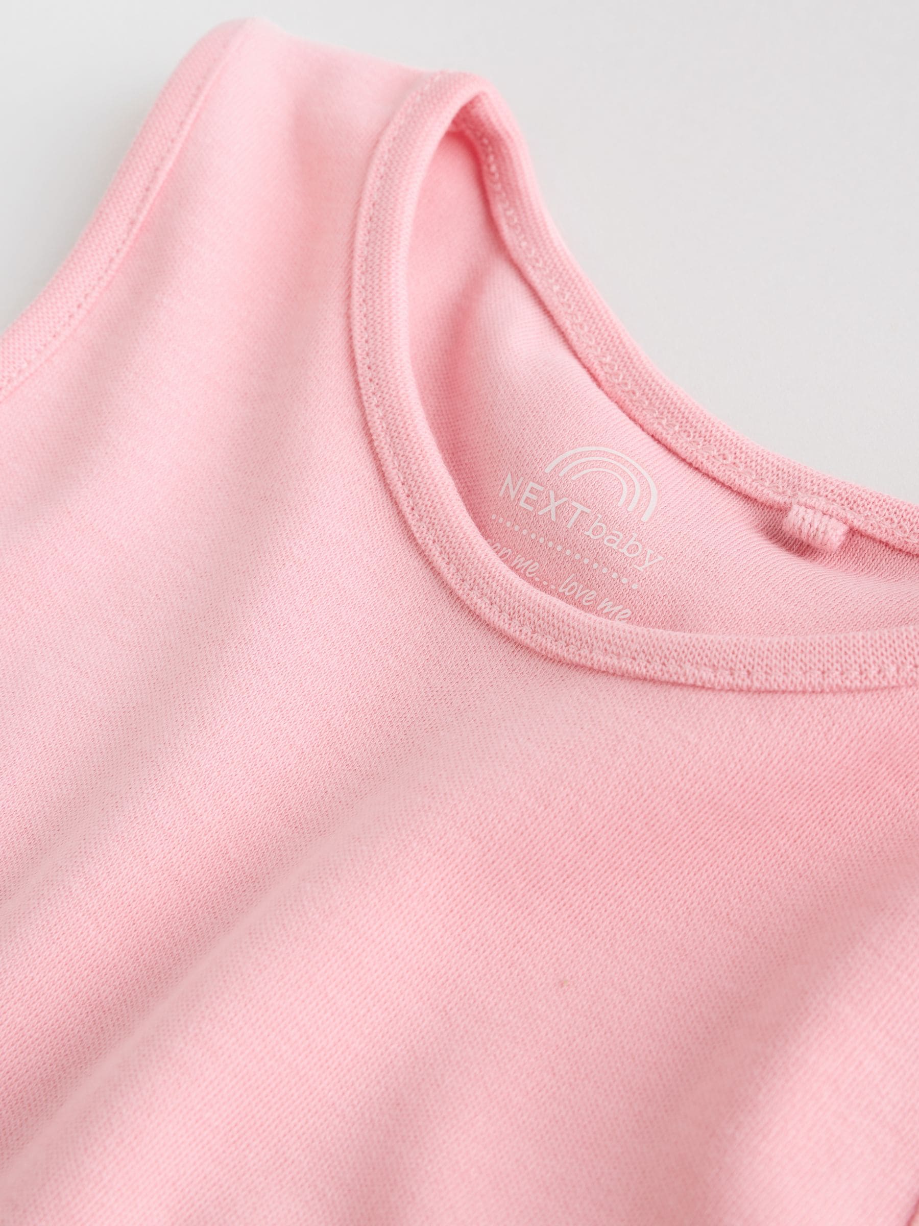 Roze/wit - Essentieel Vest Baby Bodysuits