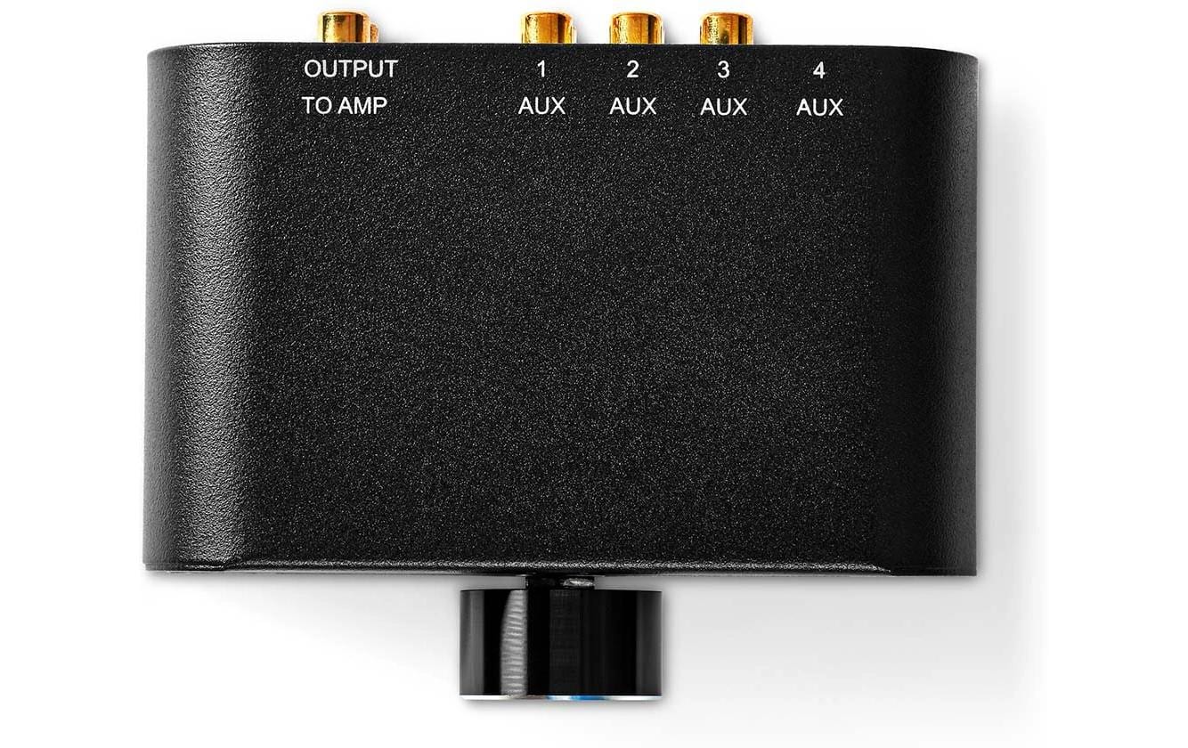 Audio-Umschaltpult 4-fach4-Port Stereo-Audioschalter