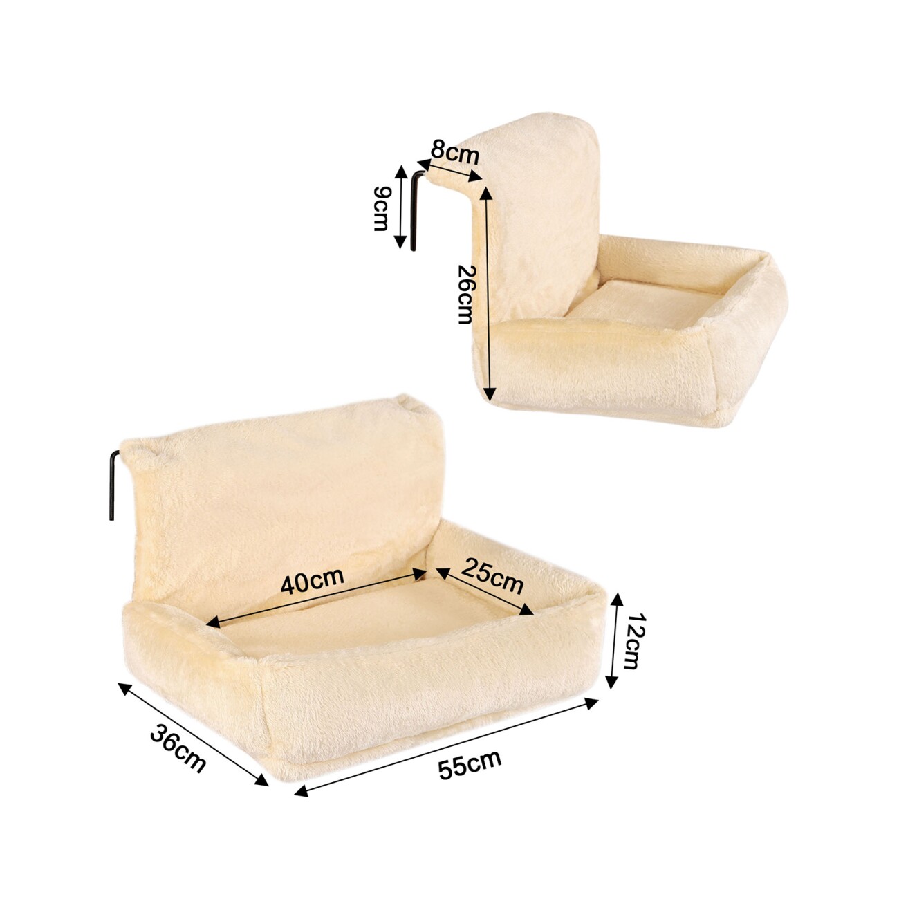Lionto Katzenbett für Heizungen beige