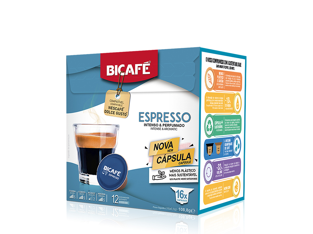 CÁPSULAS CAFÉ BICAFÉ ESPRESSO DG 16 UN