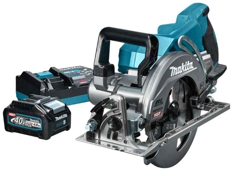 Makita RS001GM101 40 V Max Cirkelzaag 185 mm 4,0 ah accu (1 st), snellader, in doos
