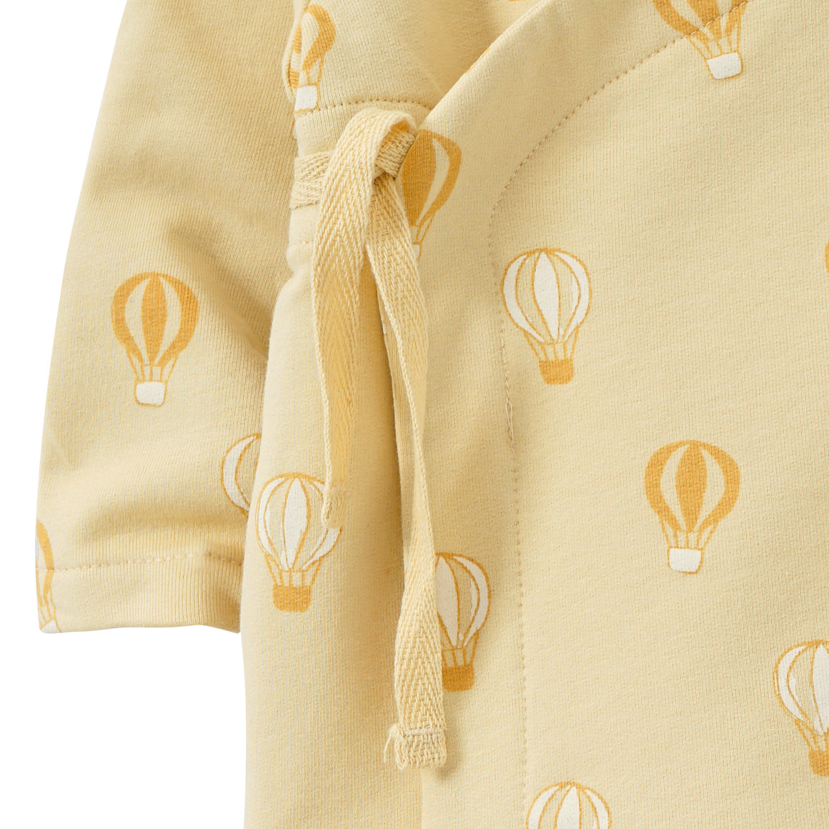 Topomini Pure Collection Newborn Wickeljacke mit Ballon-Print hellgelb