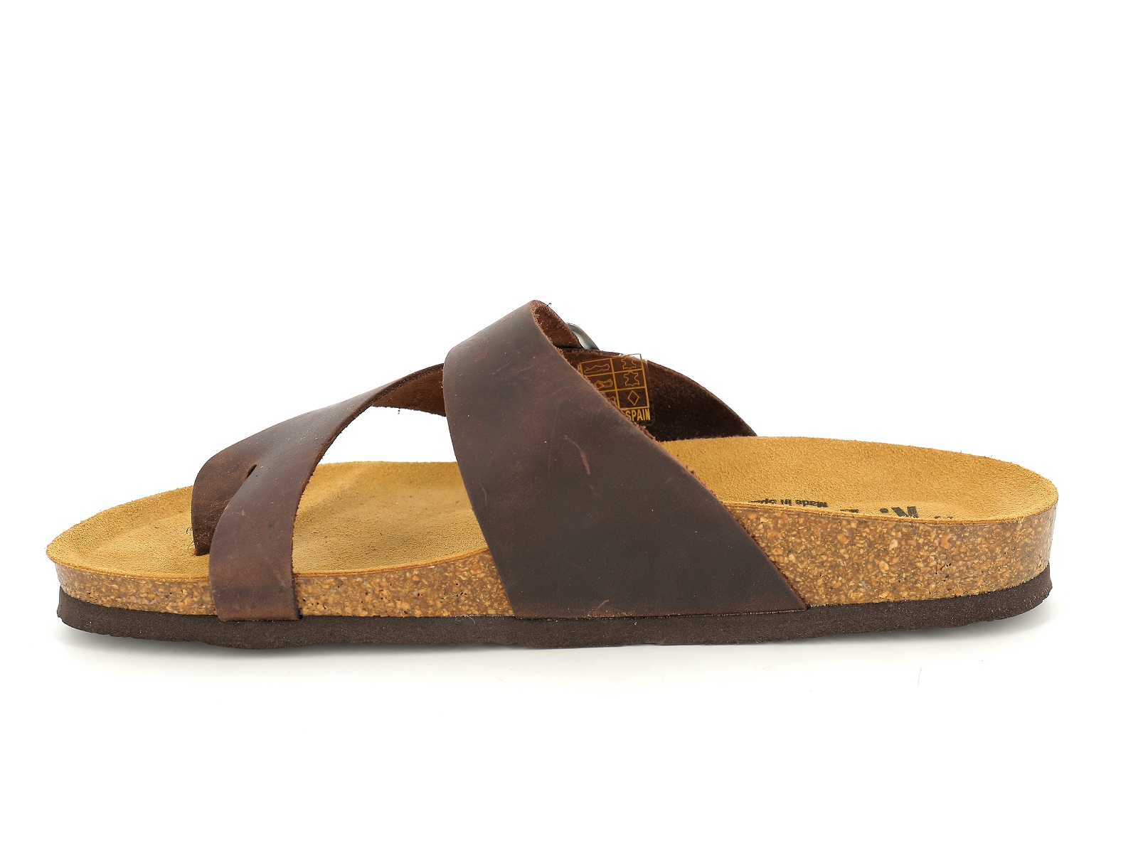 K. daques-PONTOS Cuir Marron Fonce