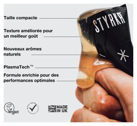 Gel énergétique Styrkr GEL30 Dual-Carb - 72g