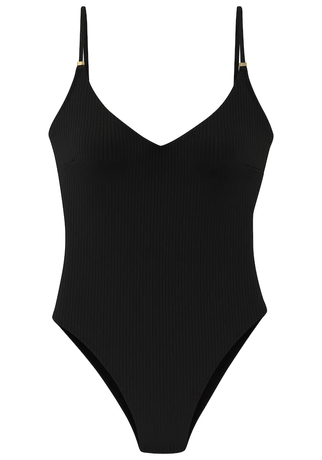 Elbsand Badeanzug , aus trendiger Rippware