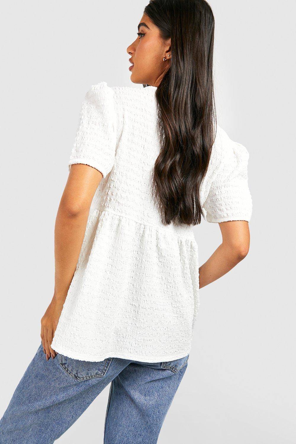 boohoo Haut smock texturé pour maternité