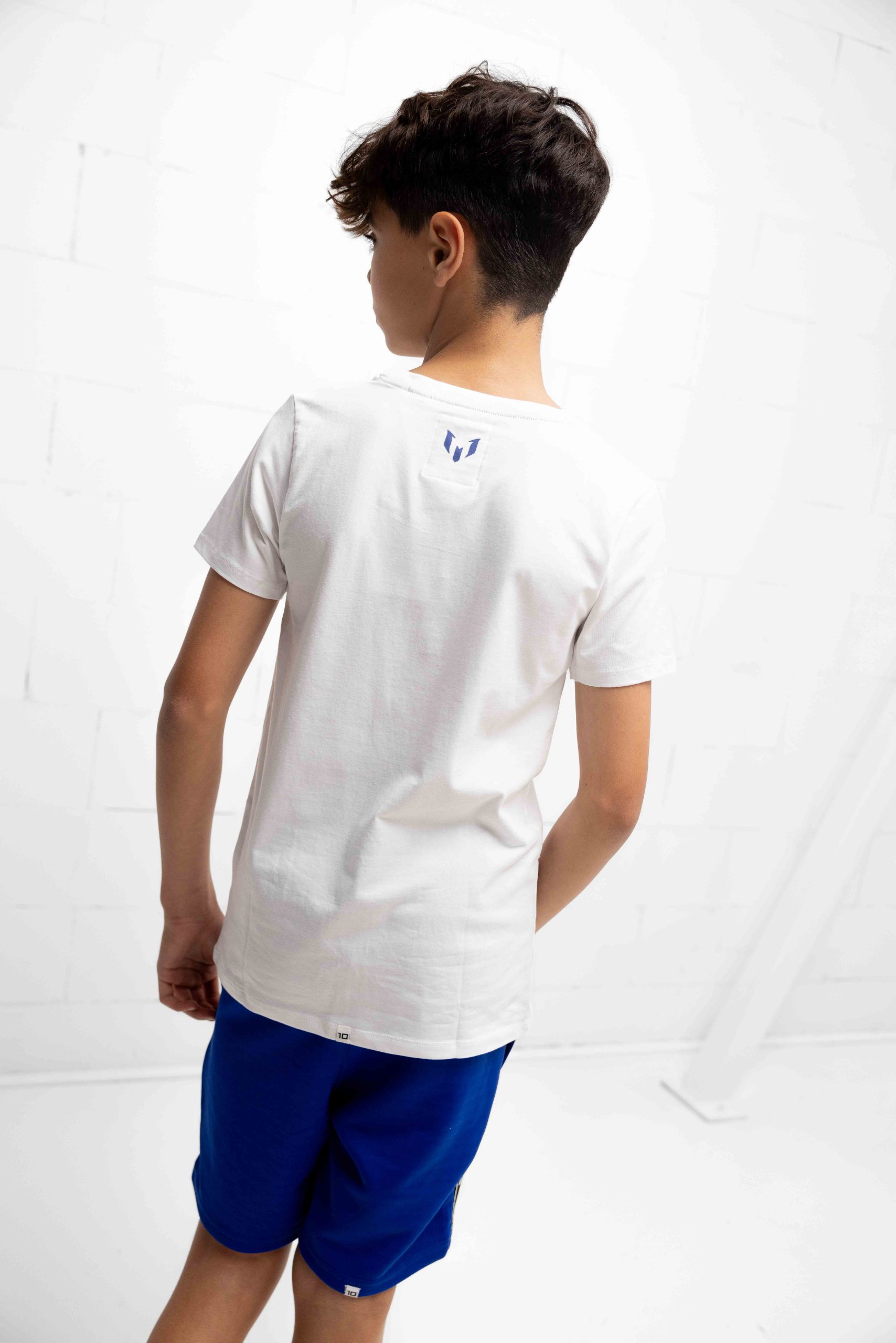 Vingino x Messi Logo T-Shirt Kids Wit