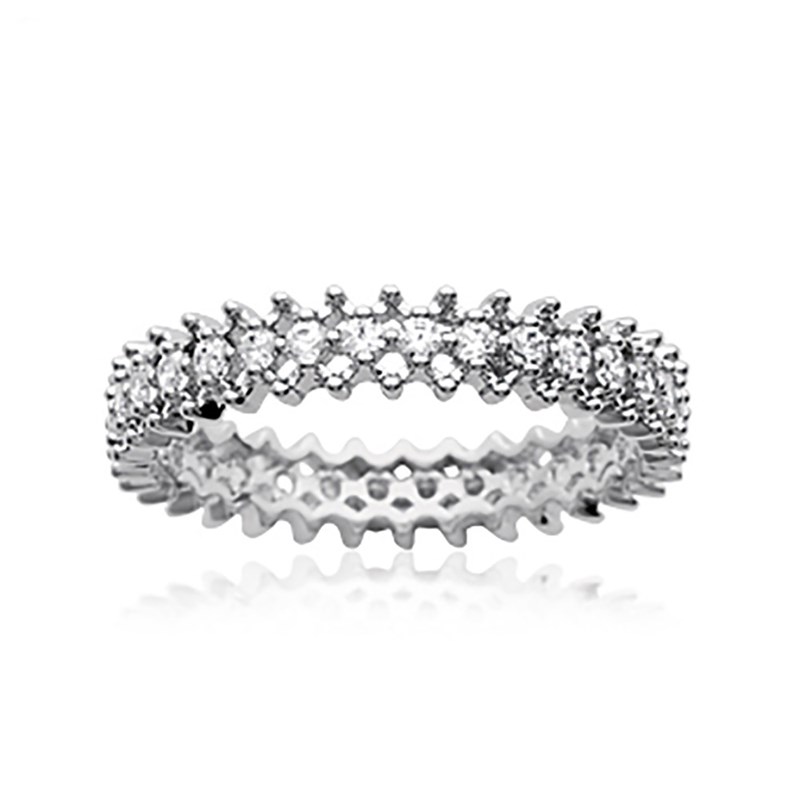Bague Femme - Argent 925 - Oxyde de zirconium
