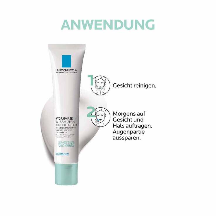 La Roche Posay Hydraphase HA UV Creme reichhaltig LSF 25, 40 ml