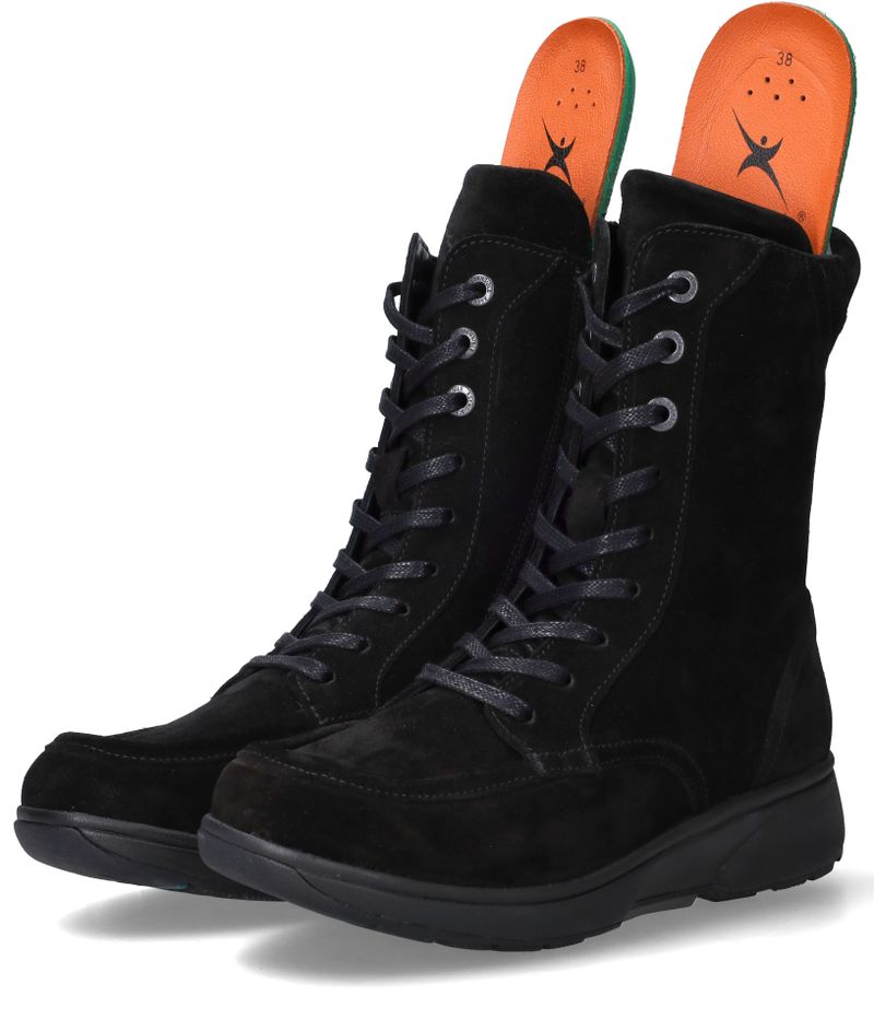 Xsensible Emilia Stretchwalker Veterboots Zwart Dames