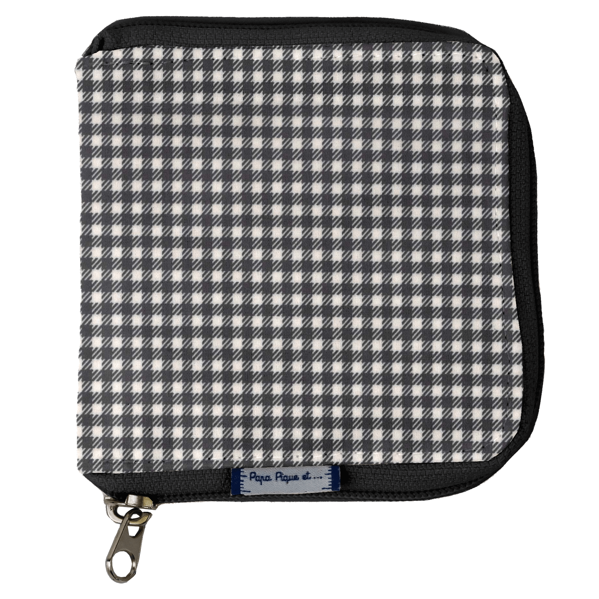 Petit Portefeuille Charlie Vichy Noir