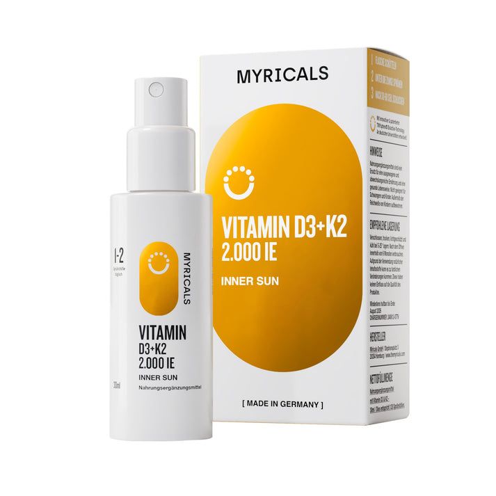 MYRICALS PREMIUM VITAMIN D3 + K2 - INNER SUN 2000 IE SPRAY