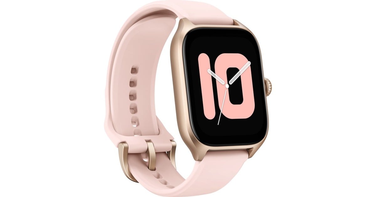AmazfitGTS 4 smartwatch  (Roze)